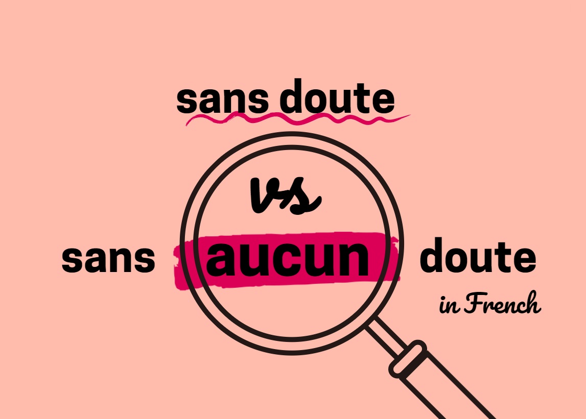 sans doute vs sans aucun doute in French