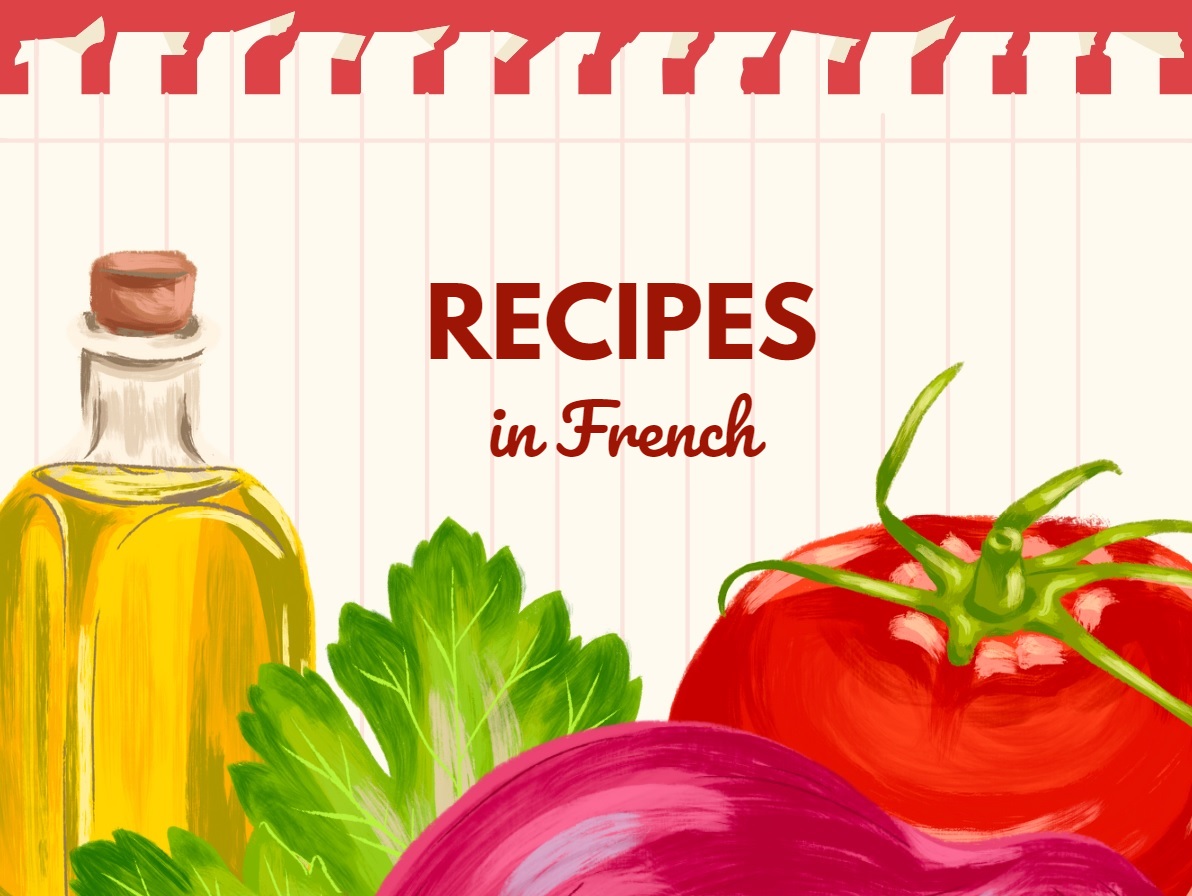 recipes in French
